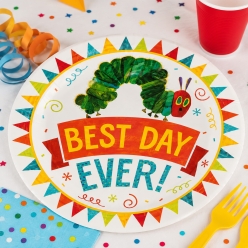 The Very Hungry Caterpillar Round Dinner Plates-8Pk